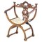 18th Century Portuguese Savonarola Chair in Brazilian Rosewood, Image 1