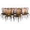 20th Century Portuguese Chairs in Mahogany, Set of 11 1