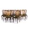 20th Century Portuguese Chairs in Mahogany, Set of 11, Image 4
