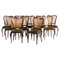 20th Century Portuguese Chairs in Mahogany, Set of 11, Image 5