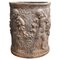 Ornate Cylinder with 20th Century Cachepot Terracotta Cherubs 1