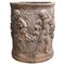 Ornate Cylinder with 20th Century Cachepot Terracotta Cherubs, Image 1