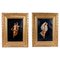 Italian School Artist, Night and Day, 19th Century, Oil Paintings, Framed, Set of 2, Image 1
