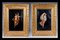 Artista di scuola italiana, notte e giorno, XIX secolo, dipinti ad olio, con cornice, set di 2, Immagine 2