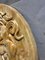 Gelber Siena Marmor Runde von Alexander dem Großen, Ende 19. Jh. Ammon 7