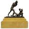 19th Century Italian Bronze Sculpture of Gladiators with Marble Base 1