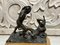 19th Century Italian Bronze Sculpture of Gladiators with Marble Base 4