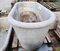Late 19th Century White Carrara Marble Tubs with Rings, Set of 2, Image 10