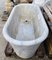 Late 19th Century White Carrara Marble Tubs with Rings, Set of 2 9