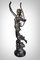 Marcel Debut, Grande Nymphe Dansante avec Harpe Coquillage, 1880, Bronze 6