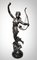 Marcel Debut, Large Dancing Nymph with Shell Harp, 1880, Bronze 12