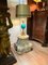Blue Turquoise Opaline Ostrich Egg Table Lamp from S.A. Boulanger, 1990s, Image 12