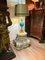 Blue Turquoise Opaline Ostrich Egg Table Lamp from S.A. Boulanger, 1990s, Image 11