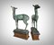 Petites Figurines Cerf Herculanum, 1950, Bronzes, Set de 2 10