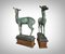 Small Herculaneum Deer Figures, 1950, Bronzes, Set of 2 10