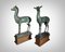 Petites Figurines Cerf Herculanum, 1950, Bronzes, Set de 2 5