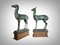 Petites Figurines Cerf Herculanum, 1950, Bronzes, Set de 2 12
