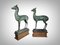 Petites Figurines Cerf Herculanum, 1950, Bronzes, Set de 2 11