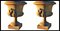 Calici in terracotta della fine del XX secolo con manici, set di 2, Immagine 2