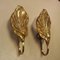 Mid-Century Modern Brass Leaf Wall Lamps, Set of 2 6