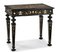 19th Century Italian Table in Ebonized Wood and Engraved Inlays 5