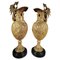 Gilded Bronze Vases, 1880s, Set of 2 1