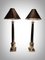 Architectural Bronze Lamps, 1970s, Set of 2 3