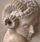 Sculpture Tête de Faune en Marbre Jaune Cléopâtre Début 20ème Siècle 2