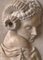 Escultura de cabeza de fauno de principios del siglo XX en mármol amarillo Cleopatra, Imagen 3