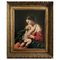 Artista de la escuela italiana, Virgen con el niño, de finales del siglo XIX, óleo sobre lienzo, enmarcado, Imagen 2