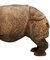 20° secolo Il rinoceronte indiano in terracotta della Toscana dell'Assam, Immagine 2