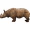 20th Century The Indian Tuscany Terracotta Rhino from Assam 5