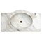 20th Century Italian Carrara Marble Sink 1