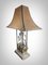 Jansen Lamp in Crystal and Brass, 1950s 4