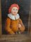 Niederländischer Künstler, Porträt, Öl auf Holzplatte, 1650, gerahmt 7