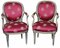 Antique Louis XVI Armchairs, 1750s, Set of 2, Image 4