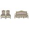 19th Century French Sofa and Chairs, Set of 3 1