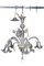 Lampadario Arms dei primi del '900 in vetro di Murano, Venezia, Immagine 5