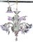 Early 20th Century Arms Chandelier in Murano Glass, Venice, Image 5