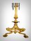 Candelabro in bronzo e cristallo: Elegance dorato e cristallo tagliato a ruota, fine XIX secolo, Immagine 3