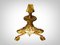 Candelabro in bronzo e cristallo: Elegance dorato e cristallo tagliato a ruota, fine XIX secolo, Immagine 6