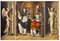 Artista de la escuela española, Tríptico de la Anunciación, siglo XVII, Óleo sobre lienzo, Imagen 4