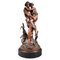 19th Century Bronze Sculpture with Brown Patina from Paul and Virginie, 1880s 1