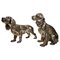 Italienische Silberne Cocker Spaniel Hunde, 1980er, 2er Set 1