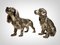 Italienische Silberne Cocker Spaniel Hunde, 1980er, 2er Set 16