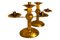 19th Century Gilded Copper Candleholders, 1880s 7