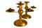 19th Century Gilded Copper Candleholders, 1880s, Image 7