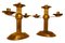 19th Century Gilded Copper Candleholders, 1880s 12
