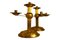 19th Century Gilded Copper Candleholders, 1880s 8