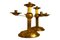 19th Century Gilded Copper Candleholders, 1880s, Image 8